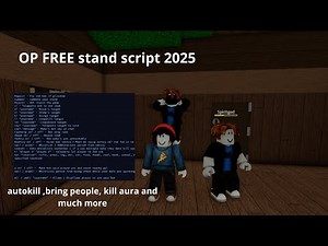 FREE da hood stand script 2025, autokill people and much more, stand protects you, Moonstand
