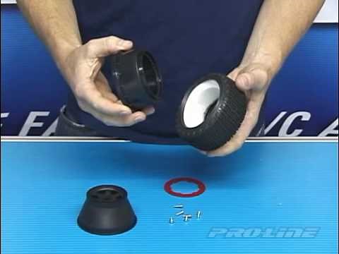 How To Mount Pro-line Short Course Beadlock Wheels