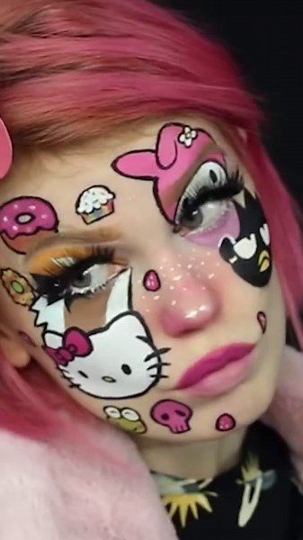 Hello Kitty makeup pops with playful charm