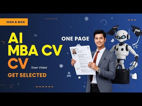 How to Make an MBA CV Using AI 🔥 | One-Page CV for Top MBA Jobs | Guaranteed Shortlisting Strategy