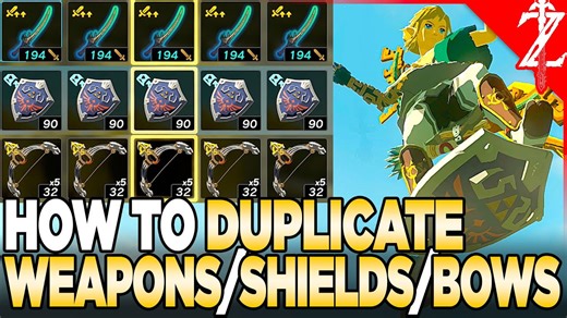 How to Duplicate Weapons, Shields, & Bows (V1.0 - V1.1.1 ONLY) in Tears of the Kingdom