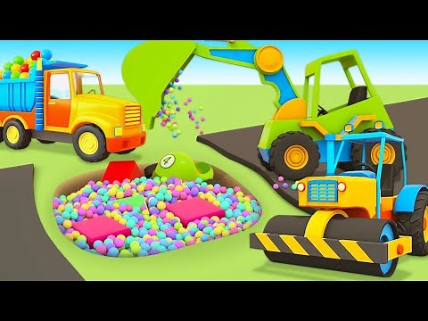 Helper cars cartoons full episodes & street vehicles - Baby cartoon & cars for kids.