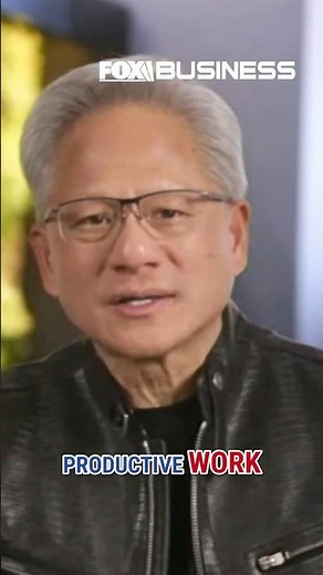 'AI CAN NOW DO WORK': Nvidia's Huang on tech evolution #shorts
