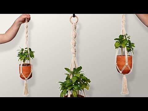Macrame Plant Hanger For Beginners (Easy DIY Tutorial!)
