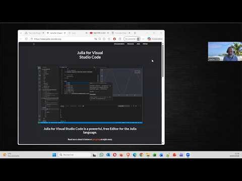 Extension Julia pour VS Code (Programmation Julia)