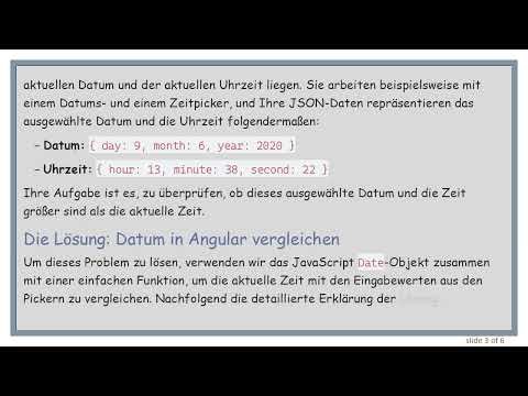 Wie man Datum und Uhrzeit in Angular effizient vergleicht