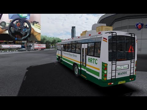 "HRTC Bus Navigates Extreme Traffic & Dangerous Roads | Euro Truck Simulator 2 + Logitech G29"