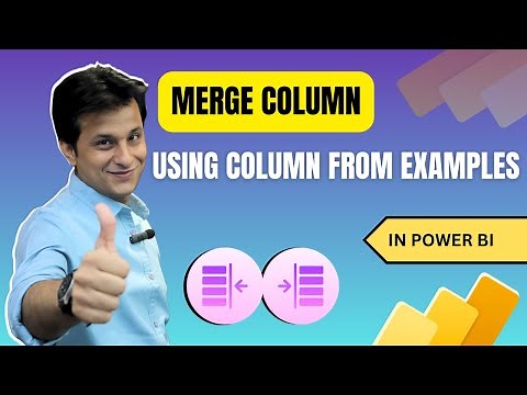 16.2 Column From Examples - Merge Column in Power BI (Power Query) | Power BI Tutorial for Beginners