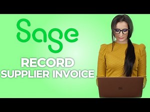 How to record or add Supplier Invoice on Sage Accounting?