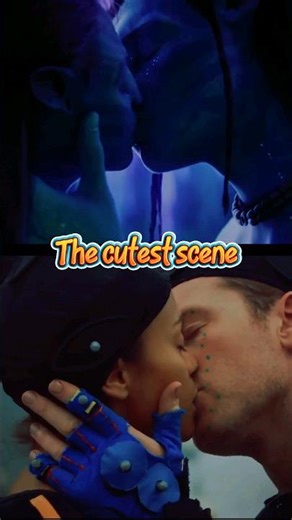 This Scene Will Melt Your Heart! How the kiss scene was filmed in the movie Avatar #avatar #shorts
