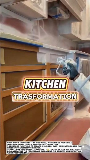 Professional Cabinet Painting Using Spray Gun | Smooth Finish Like Factory Work.