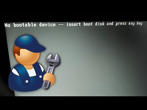 No bootable device -- insert boot disk and press any key