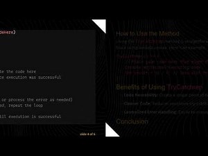 How to Create a Try-Catch Method in C# for Handling Code Execution