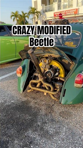 CRAZY Modified Beetle!😳#CarLover #Volkswagen #CarShow