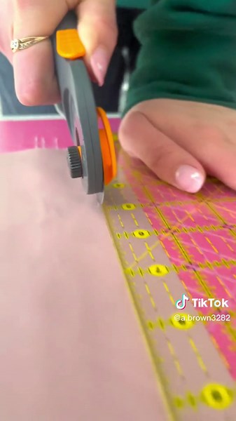 DIY wedding invitations: cutting fabric ✂️🎀 #diyproject #wedding #fabric