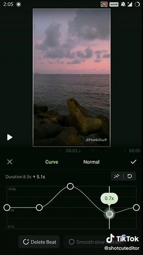 Speed Curve Video Editing on Android with Shotcut Editor