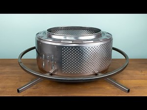 Don't throw away the old washing machine drum. A cool DIY idea.