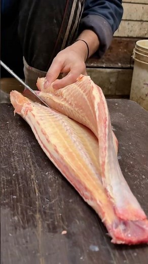 Amazing Super Fast Basa Fish Boneless Cutting Skills in ghazipur Mandi #shortvideo #fish #rrrm