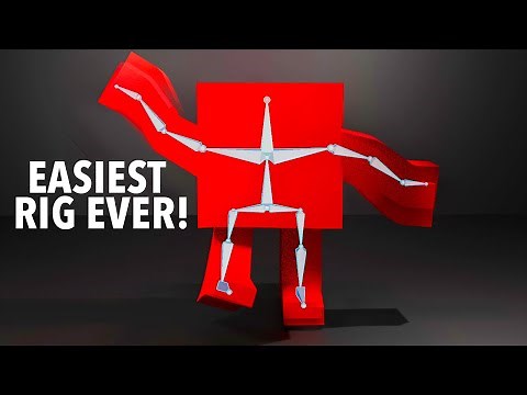 Rig and Animate Character in 7 Minutes Blender 3.3