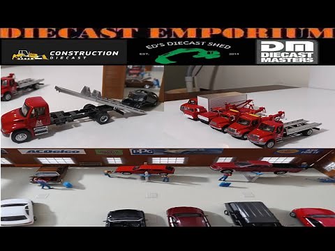 HO Scale 1:87 Car Repair & Maintenance Shop and Tow Truck Collection