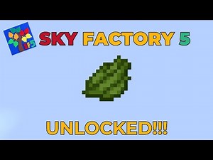 UNLOCK 16 COLORS In SkyFactory 5 | GREEN