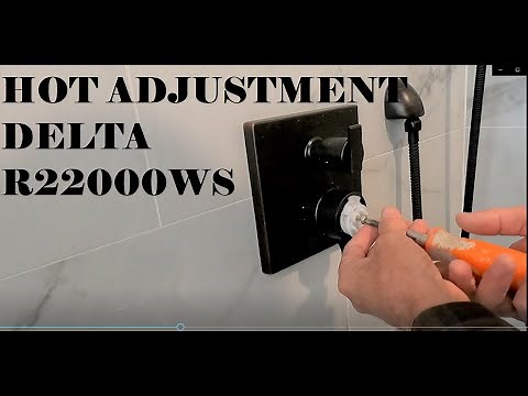 DELTA R22000 TEMPERATURE ADJUSTMENT
