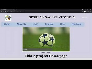 Sport Management System || TYBSCIT Project || IT Project || Mini Project || ASP.NET Project