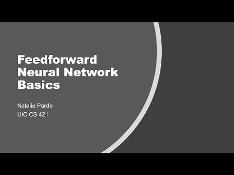 Feedforward Neural Network Basics
