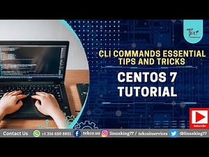 CentOS 7 Tutorial | CLI Commands Part 1| Essential Tips and Tricks | Linux | Terminal