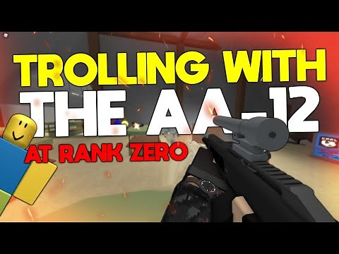 USING THE AA-12 AT RANK 0 (Phantom Forces)