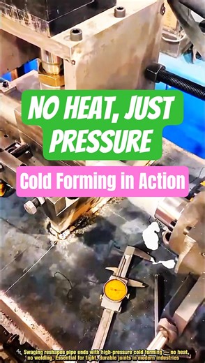 How Pipes Get Forged Without Fire: Swaging Explained