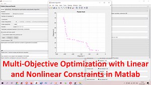 Multi-Objective Optimization with Linear and Nonlinear Constraints in Matlab