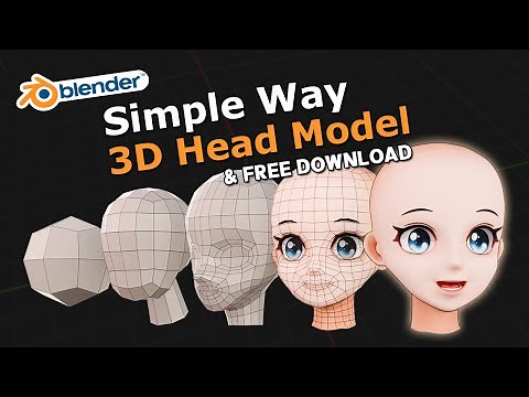 How to Modeling your own anime head in Blender – blender tutorial