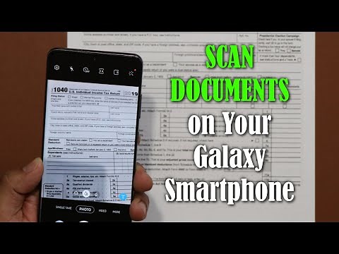 Built-In DOCUMENT SCANNER for your Samsung Galaxy Smartphone (S20, Note 10, S10, etc)