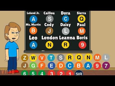 Behavior Chart Day II (NYC Subway Cards) Caillou gets Z Again