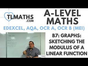 A-Level Maths B7-06 Graphs: Sketching the Modulus of a Linear Function