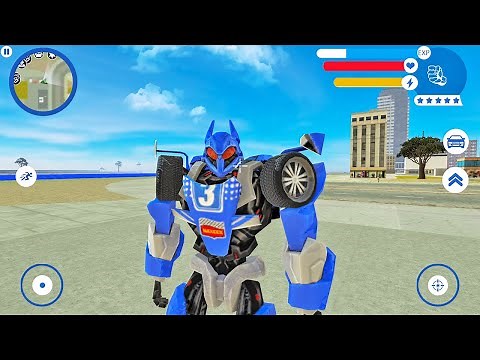 Super Car Robot - Open World Game by Naxeex Robots - Android Gameplay