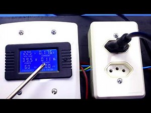 MEDIDOR DE ENERGIA AC PZEM 022 6 em 1 VOLTÍMETRO WATTÍMETRO e AMPERÍMETRO