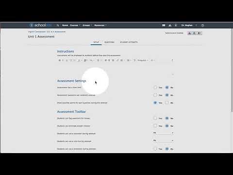 Schoology Assessment Overview