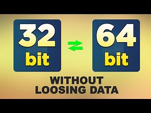 How to upgrade from 32-bit to 64-bit version of Windows