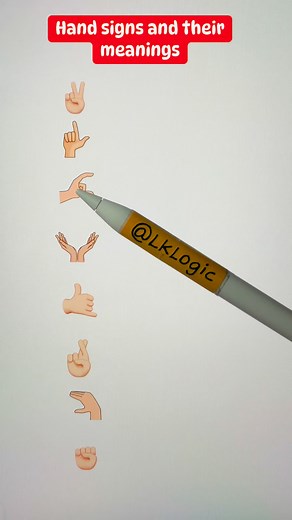 Hand signs and their meanings | LK Logic
