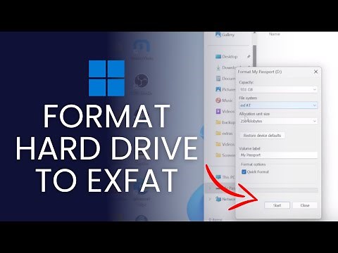 How To Format External Hard Drive To ExFat On Windows 11 (Easy)