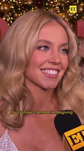 Entertainment Tonight on Instagram: "Sydney Sweeney knows her viral Shrek’s-giving dinner 헮혁헲."