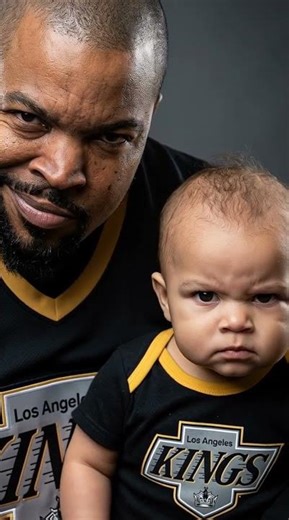 Ice Cube Meets His Mini-Me: The Scowl-Off