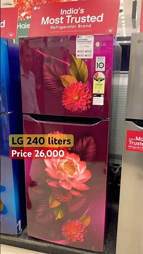 LG 240L 2 Star Double Door Refrigerator Smart Inverter, Frost-Free