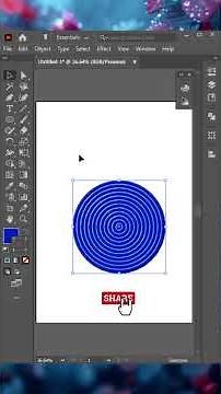 🎨 How to Create Seamless Patterns in Illustrator (Easy Tutorial!) #trending #shorts