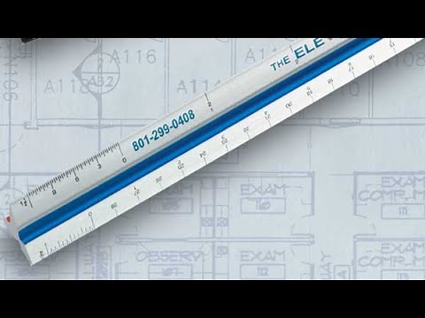 Manual Drawing - How to read and use Triangular Scale