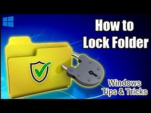 Lock and Unlock Folders in Windows 11 and 10 - EASY!