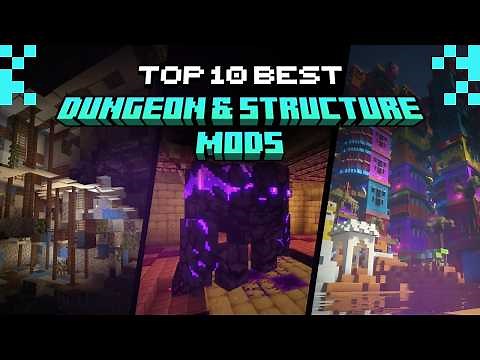 TOP 10 BEST Dungeon & Structurer MODS for Minecraft!