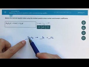 ALEKS - Balancing Chemical Equations with Non-Interfering Coefficients